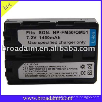 Digital Camcorder Camera Battery NP-FM50 NP-QM50 for DSC-S30 DSC-S85